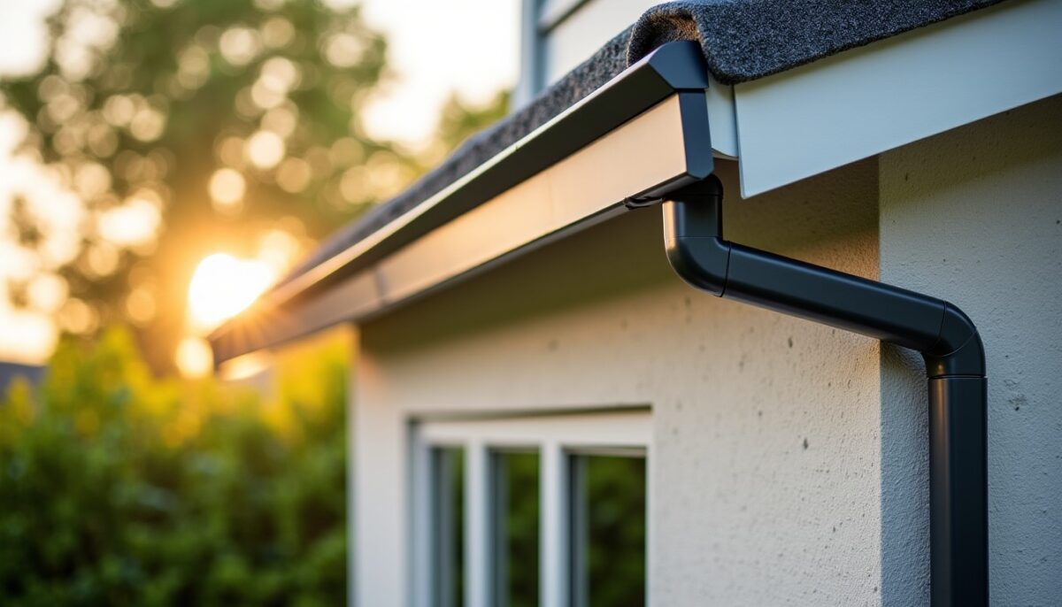 Comment choisir la couleur idéale de gouttière en aluminium pour sublimer une façade en crépi blanc ou en pierre