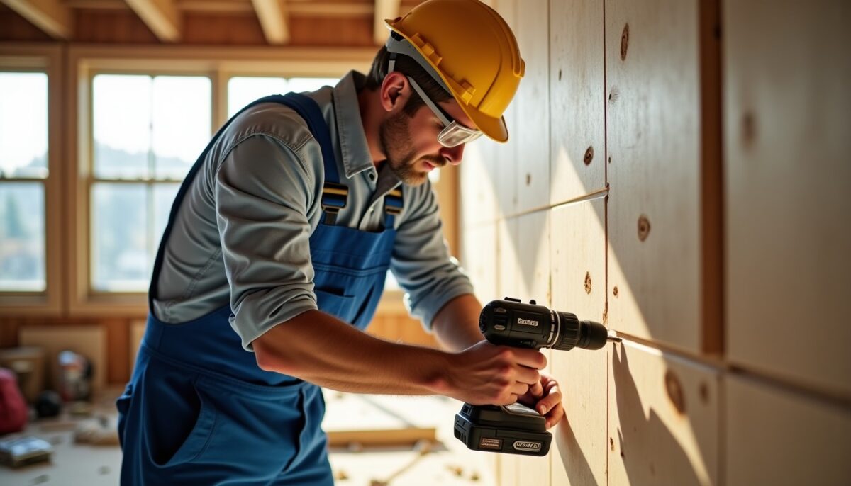 Fixer du placo sur du bois : techniques, choix des vis et astuces pratiques