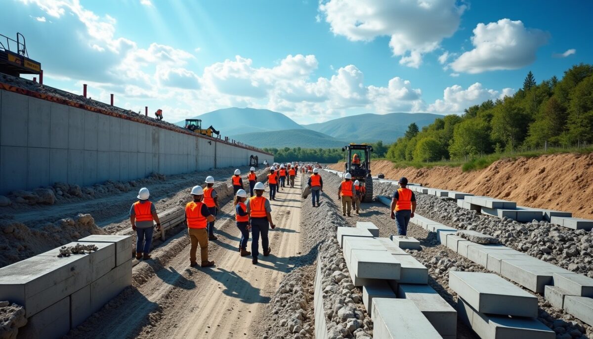 Fondation des murs de soutènement : guide complet sur les dimensions, les calculs et la réalisation