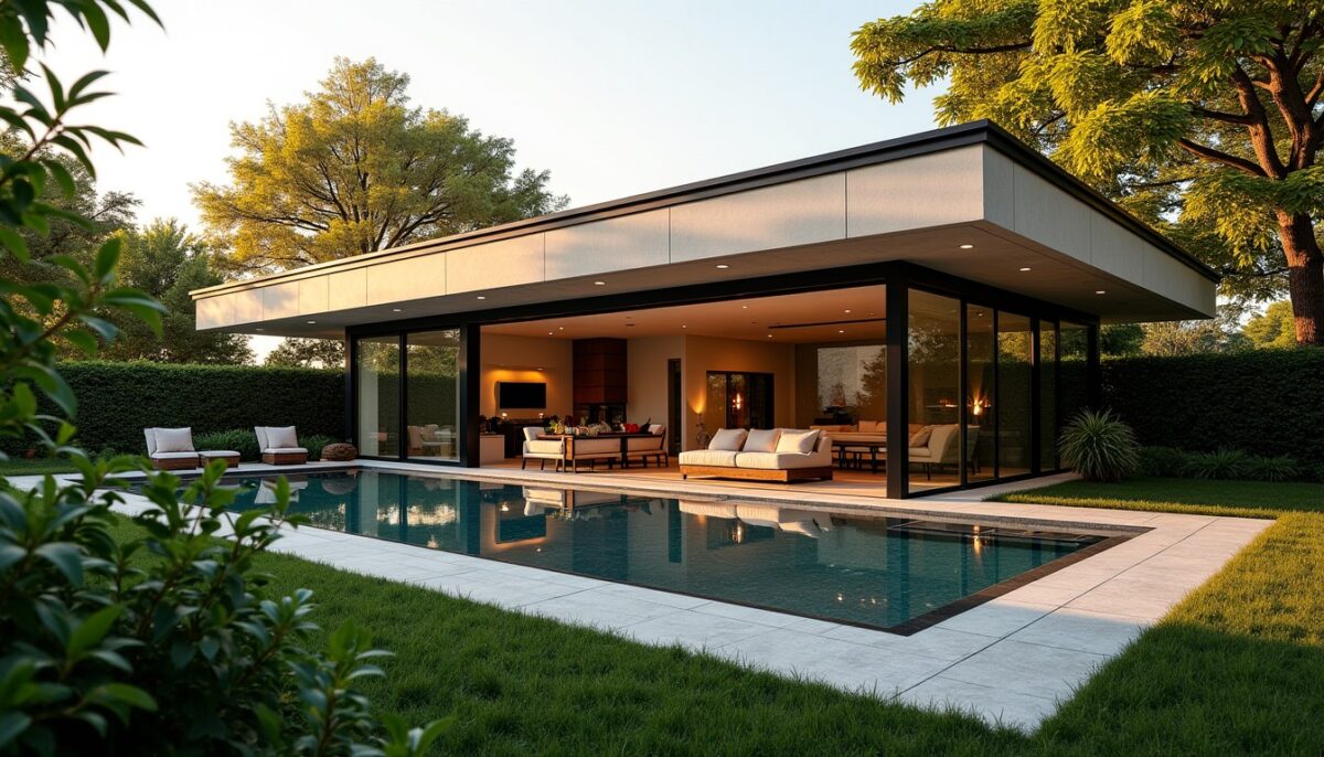 La maison contemporaine : réinventer l'harmonie entre intérieur et extérieur